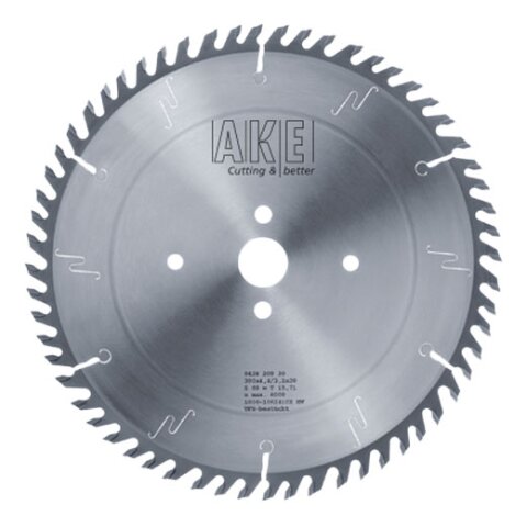 AKE 350mm HW Kreissägeblatt "0428 Solution" 350x4,40/3,20x60mm Z72 TT NL 2/14/100 mm