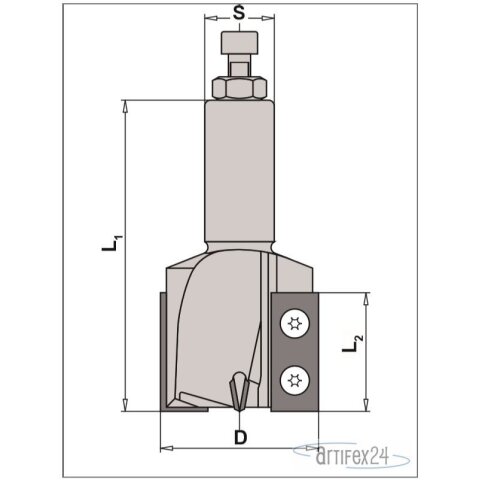 AKE Nut-/Planfr&auml;ser HW-WP 80x12/78 S25 Z2 - 10017875