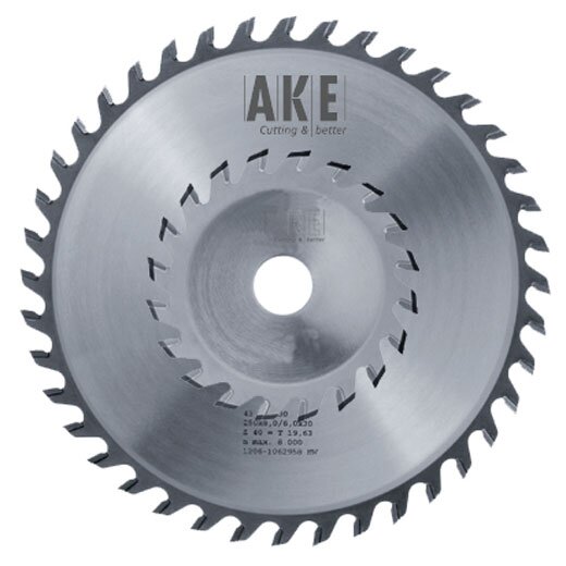 AKE 250mm HW Trennkreissägeblatt für Glasleisten 250x2,10/1,60x30mm Z120 FT,neg. NLK