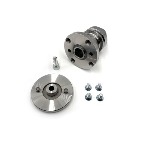 AKE HSK-F 63 Sägeblattaufnahme 30/90 A80 L3,5 mit Spanndeckel und Mitnehmerstiften