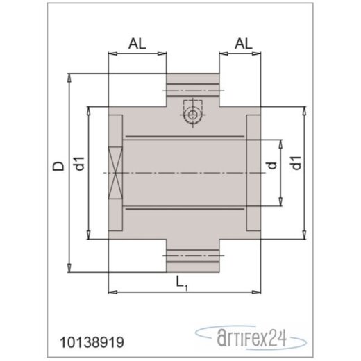 AKE Buchsen Hydro Grip Type EI-40/80-92 (ETP) - 10138919