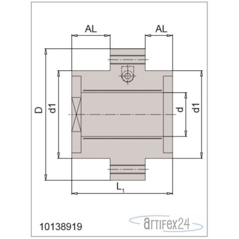 AKE Buchsen Hydro Grip Type EI-40/80-92 (ETP) - 10138919
