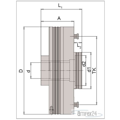 AKE Fixmatic P Schnellspannsystem 110X30DKN - 003811030