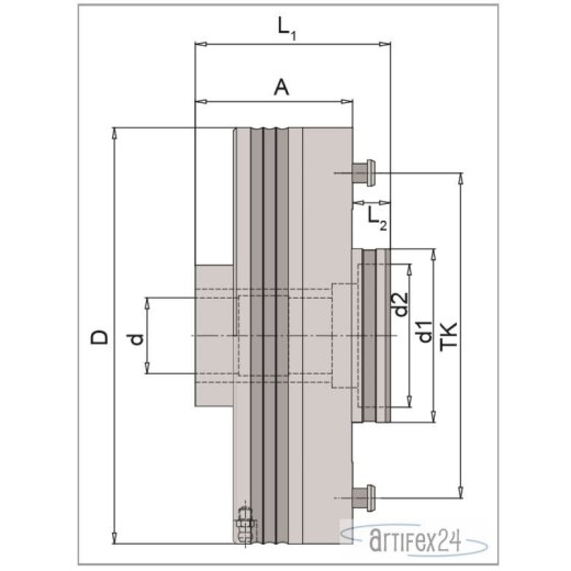 AKE Fixmatic P Schnellspannsystem 110X35DKN - 003811035