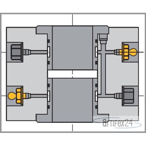 AKE Hydro Hobelkopf mit Druckbackenspannung 163X150X50 Z8...