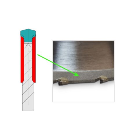 AKE 303mm "SuperSilent" Diamant (PKD) Kreissägeblatt 303x2,40/1,80x30mm