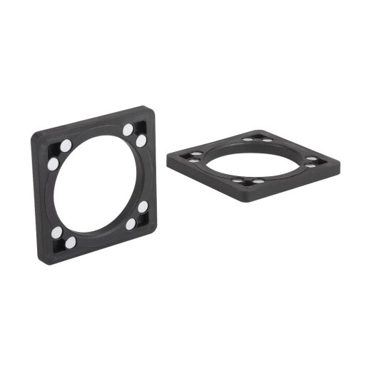 Schmalz Mono-Base ISMB  H = 8 mm beim Einsatz mit Steel-Plate / Adapter-Plate / Mini-Plate