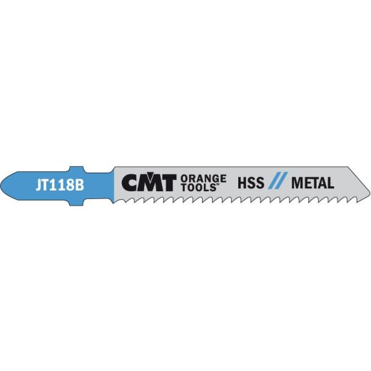 CMT 5 Stichsägeblätter HSS 76x2x12TPI (Metall/Gerade/Fein)