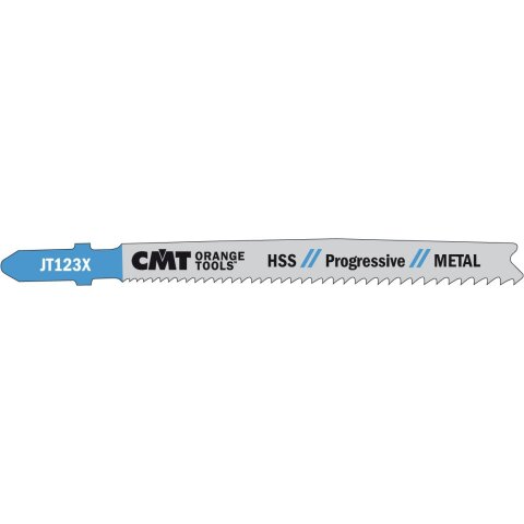 CMT 5 Stichsägeblätter HSS 100x1,2-2,6x21-10TPI...