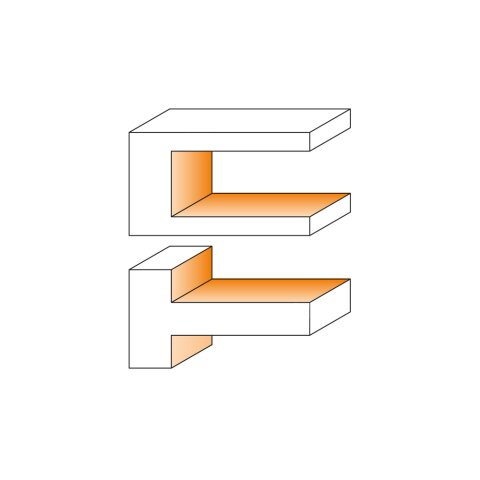 CMT Nut- und Falzmesserkopf verstellbar 2-teilig Z4 D 170mm B 31,75mm I 20-39mm T1 54 mm
