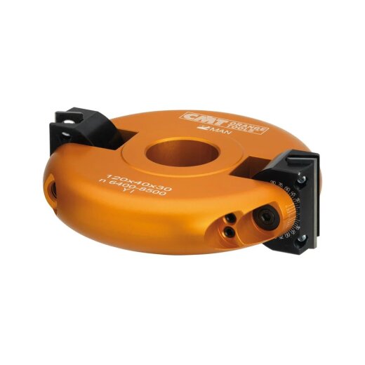 CMT Bohrungs - Schwenkmesserkopf verstellbar mit 7,5° Raster - D 145mm I 40mm B 50mm