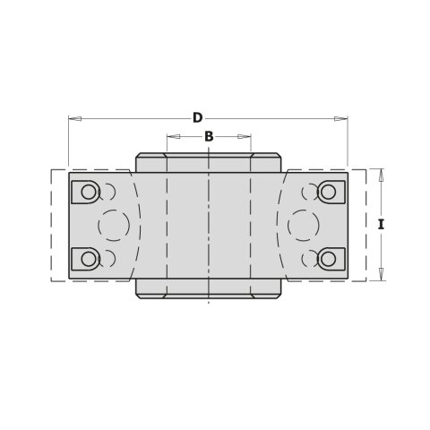 CMT Universal Sicherheits-Profilmesserkopf Z2 Alu D 100mm I 40-50mm B 31,75 mm