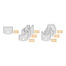 CMT Universal Sicherheits-Profilmesserkopf Set mit 7-Profilmesser D 100mm I 40mm B 30mm