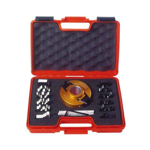 CMT Universal Sicherheits-Profilmesserkopf Set mit 7 Profilmesser D 100mm I 40mm B 30mm - C693.013.04
