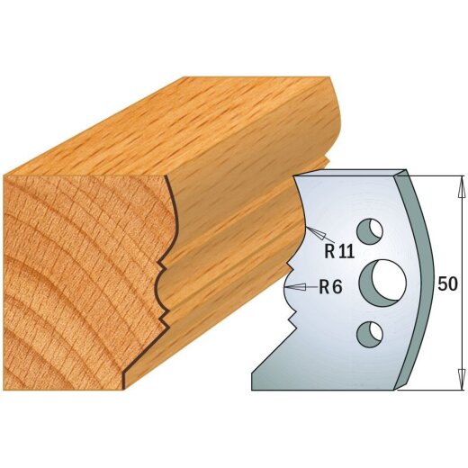 CMT SP Profilmesser (Paar) Profil-Nr. 503, 50 mm