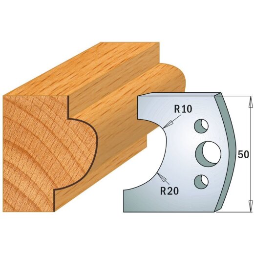 CMT SP Profilmesser (Paar) Profil-Nr. 504, 50 mm