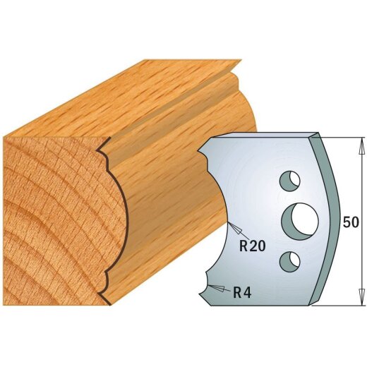 CMT SP Profilmesser (Paar) Profil-Nr. 507, 50 mm
