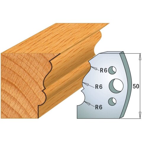 CMT SP Profilmesser (Paar) Profil-Nr. 509, 50 mm