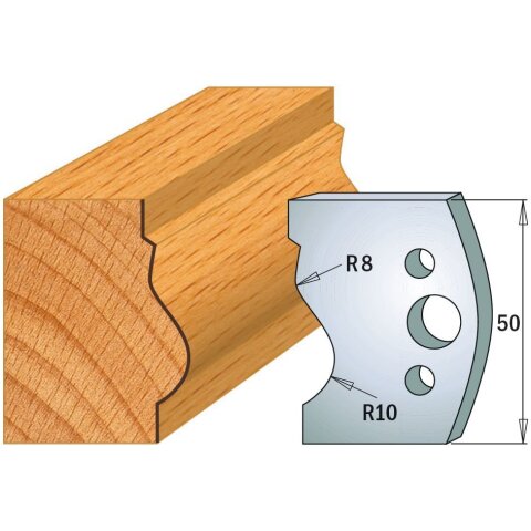 CMT SP Profilmesser (Paar) Profil-Nr. 510, 50 mm - C690.510