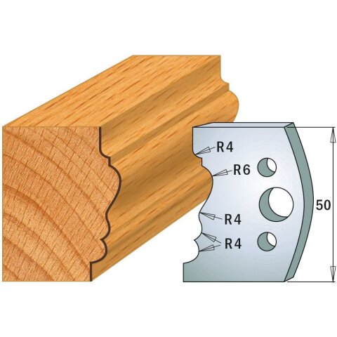 CMT SP Profilmesser (Paar) Profil-Nr. 511, 50 mm - C690.511
