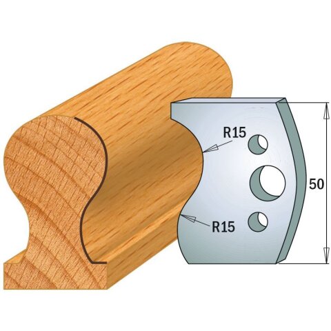 CMT SP Profilmesser (Paar) Profil-Nr. 514, 50 mm - C690.514