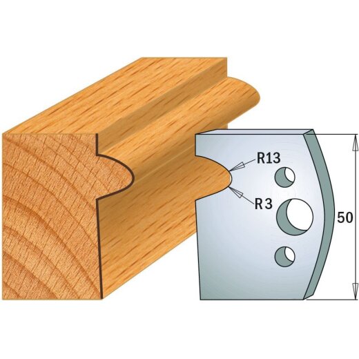 CMT SP Profilmesser (Paar) Profil-Nr. 516, 50 mm
