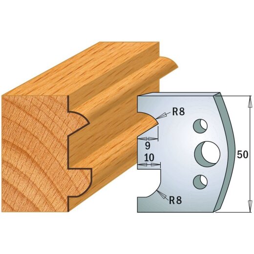 CMT SP Profilmesser (Paar) Profil-Nr. 517, 50 mm