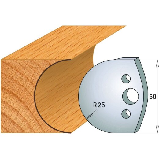 CMT SP Profilmesser (Paar) Profil-Nr. 543, 50 mm - C690.543
