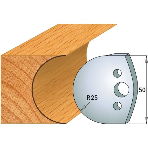 CMT SP Profilmesser (Paar) Profil-Nr. 543, 50 mm - C690.543