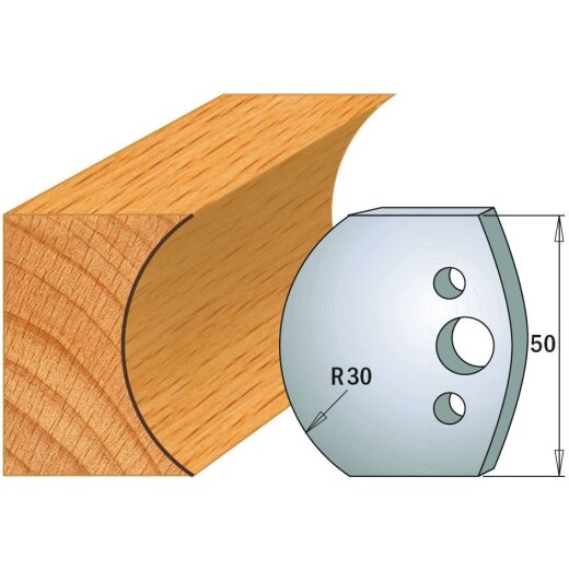 CMT SP Profilmesser (Paar) Profil-Nr. 544, 50 mm
