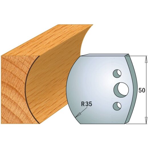 CMT SP Profilmesser (Paar) Profil-Nr. 545, 50 mm