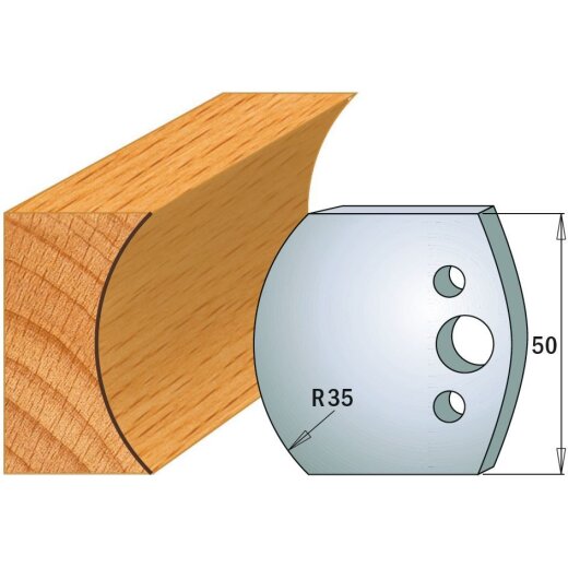 CMT SP Profilmesser (Paar) Profil-Nr. 545, 50 mm