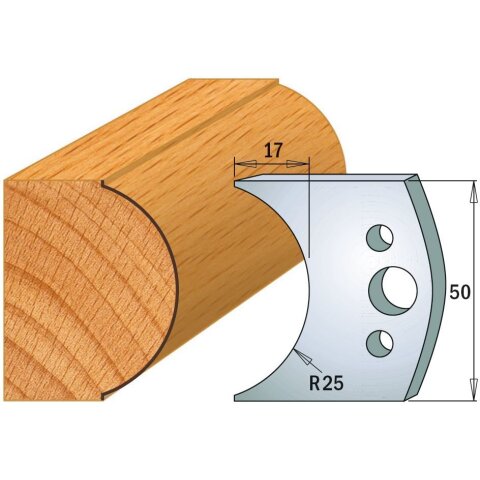 CMT SP Profilmesser (Paar) Profil-Nr. 546, 50 mm - C690.546