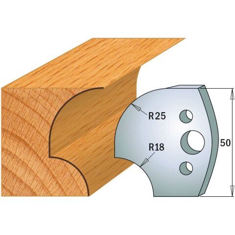 CMT SP Profilmesser (Paar) Profil-Nr. 549, 50 mm - C690.549