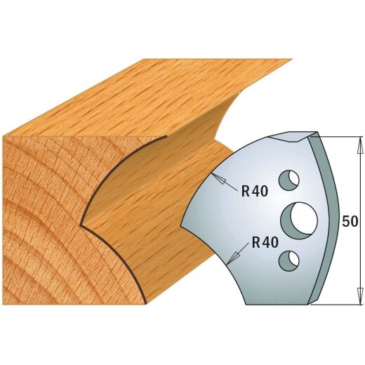 CMT SP Profilmesser (Paar) Profil-Nr. 550, 50 mm