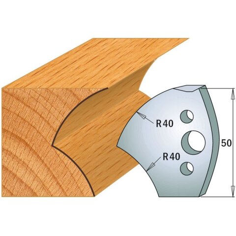 CMT SP Profilmesser (Paar) Profil-Nr. 550, 50 mm - C690.550