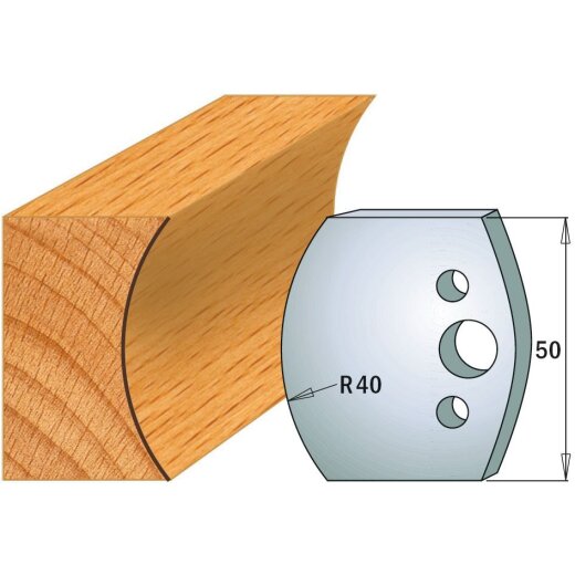 CMT SP Profilmesser (Paar) Profil-Nr. 553, 50 mm - C690.553