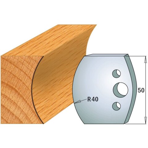 CMT SP Profilmesser (Paar) Profil-Nr. 553, 50 mm - C690.553