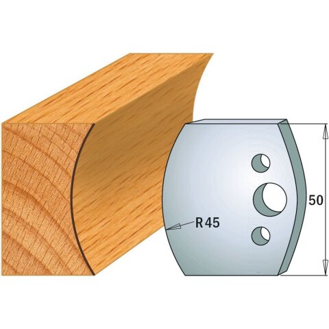 CMT SP Profilmesser (Paar) Profil-Nr. 554, 50 mm - C690.554