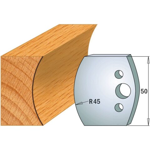 CMT SP Profilmesser (Paar) Profil-Nr. 554, 50 mm