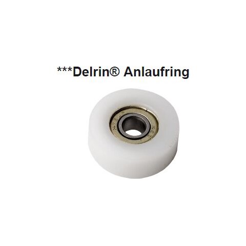 CMT Delrin&reg;*** Kugellager-Anlaufring - D = 37,4 mm; B...