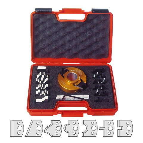 CMT Universal Sicherheits-Profilmesserkopf Set mit 7...