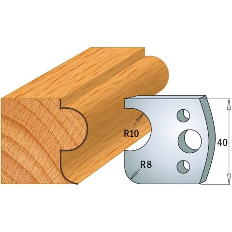 CMT SP Profilmesser (Paar) Profil-Nr. 004, 40 mm - C690.004