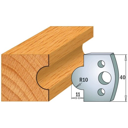 CMT SP Profilmesser (Paar) Profil-Nr. 014, 40 mm - C690.014