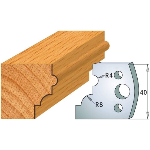 CMT SP Profilmesser (Paar) Profil-Nr. 024, 40 mm