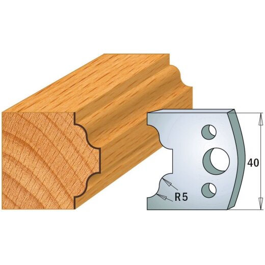 CMT SP Profilmesser (Paar) Profil-Nr. 025, 40 mm