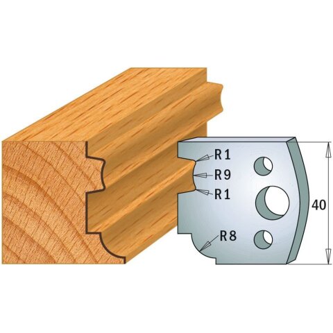 CMT SP Profilmesser (Paar) Profil-Nr. 026, 40 mm - C690.026
