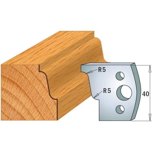 CMT SP Profilmesser (Paar) Profil-Nr. 031, 40 mm