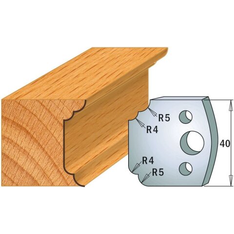 CMT SP Profilmesser (Paar) Profil-Nr. 042, 40 mm