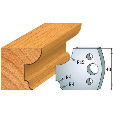 CMT SP Profilmesser (Paar) Profil-Nr. 043, 40 mm